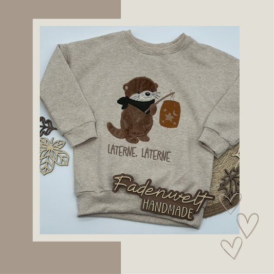 Sweater Otter mit Laterne