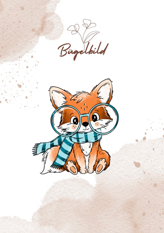 Fuchs im Schnee - Brille