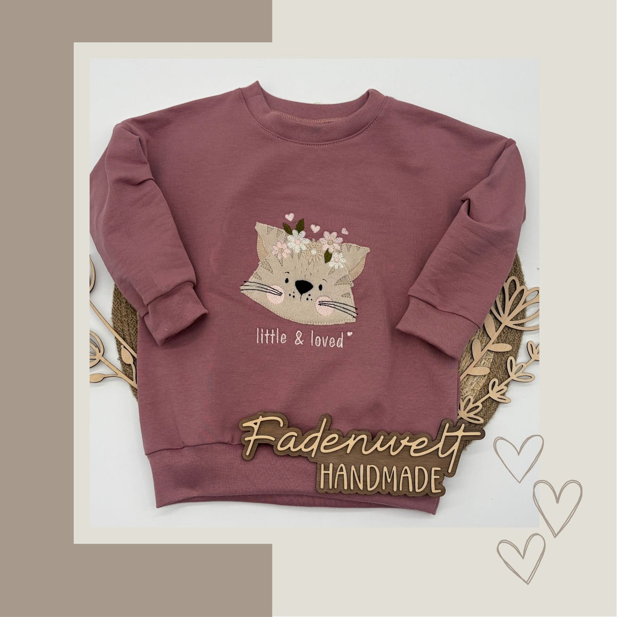 Sweater Blumenkatze