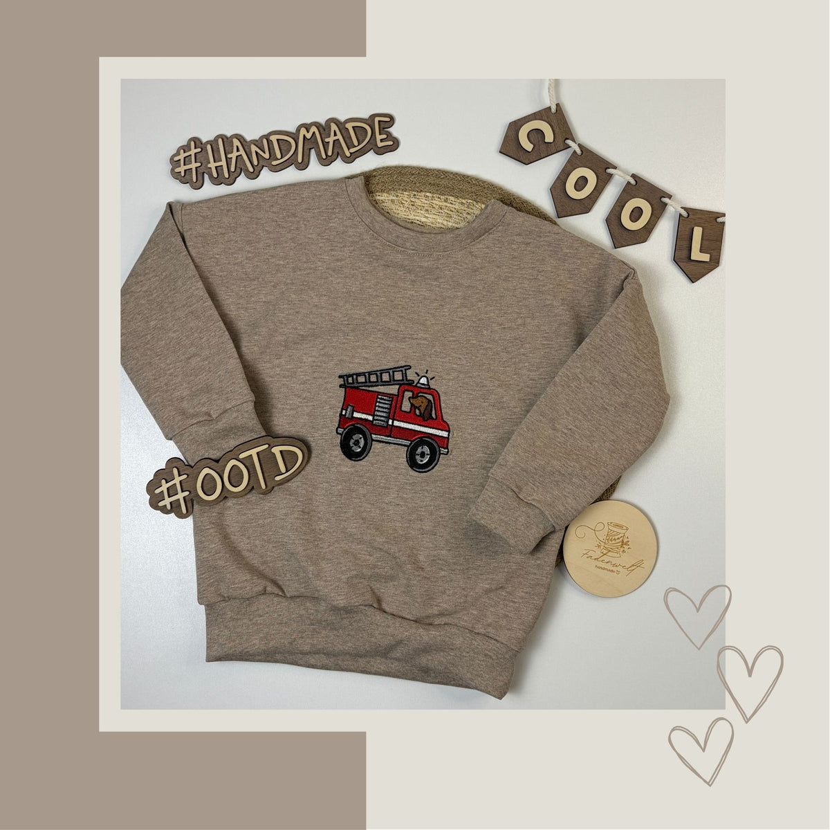 Sweater Feuerwehrhund
