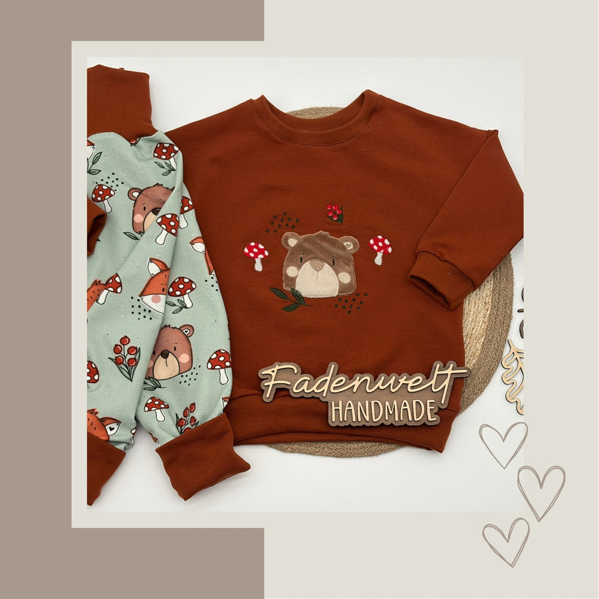 Sweater Herbstbär