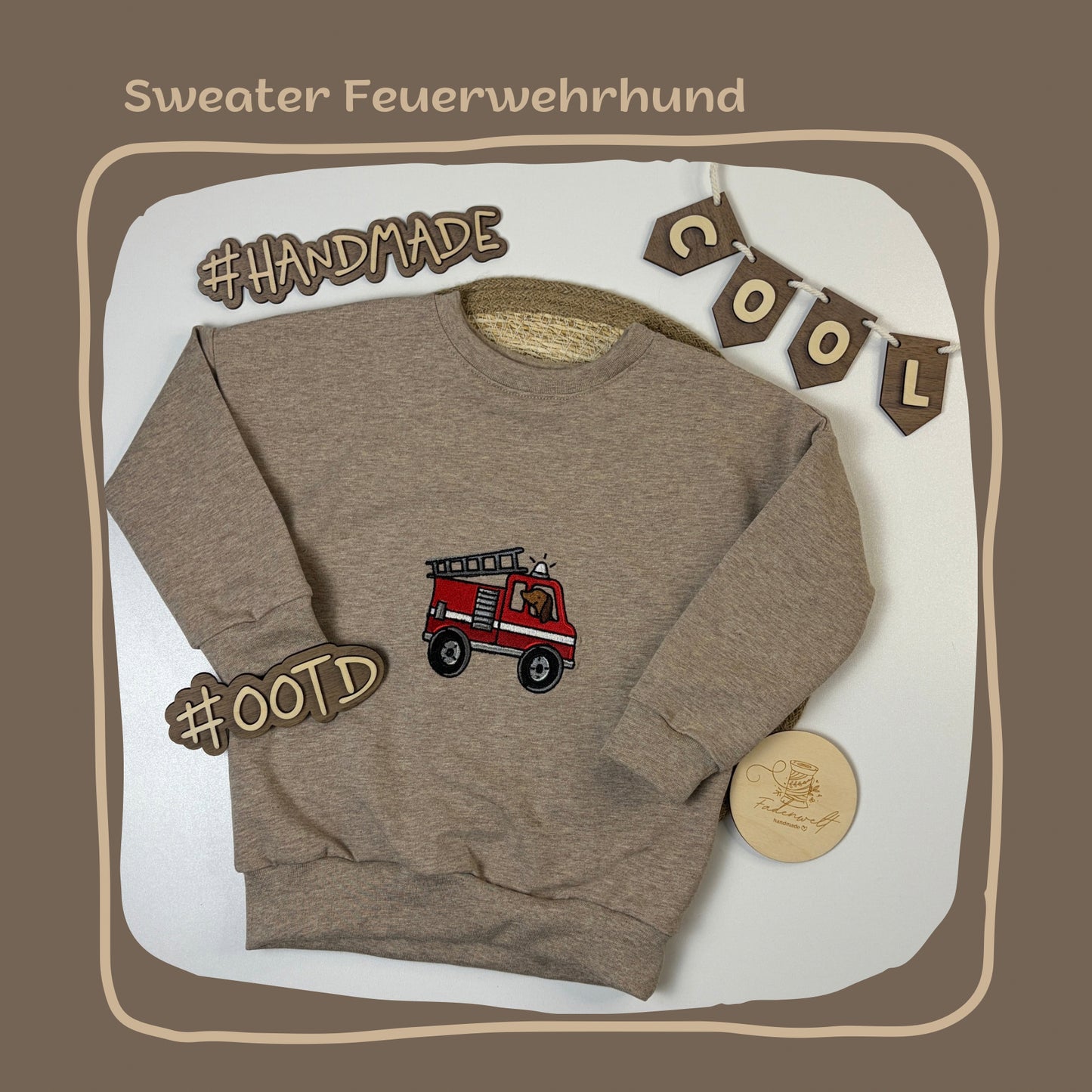 Sweater Feuerwehrhund