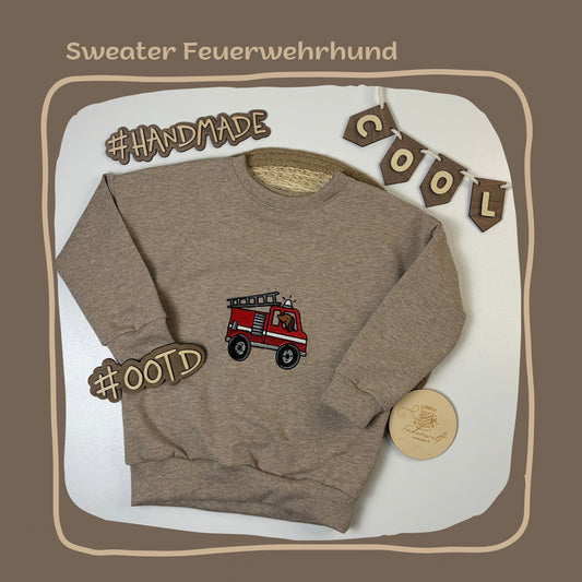 Sweater Feuerwehrhund